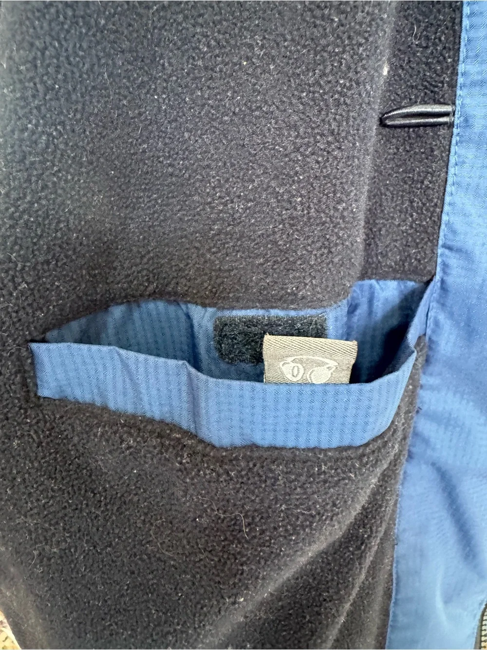 Free Country Blue Insulated Heavy Duty Winter coat Fleece Lined Hidden Hood M